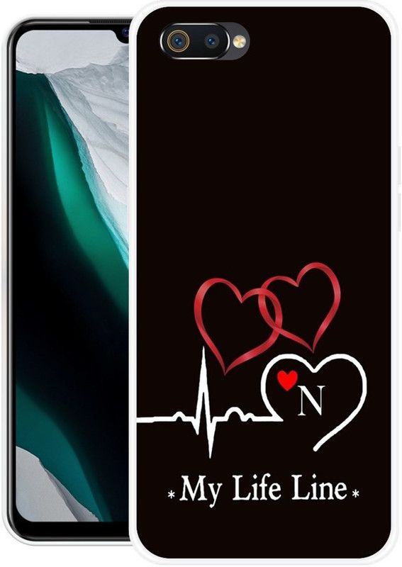 DESILOVE Back Cover for Realme C2  (Black, Grip Case, Silicon, Pack of: 1)