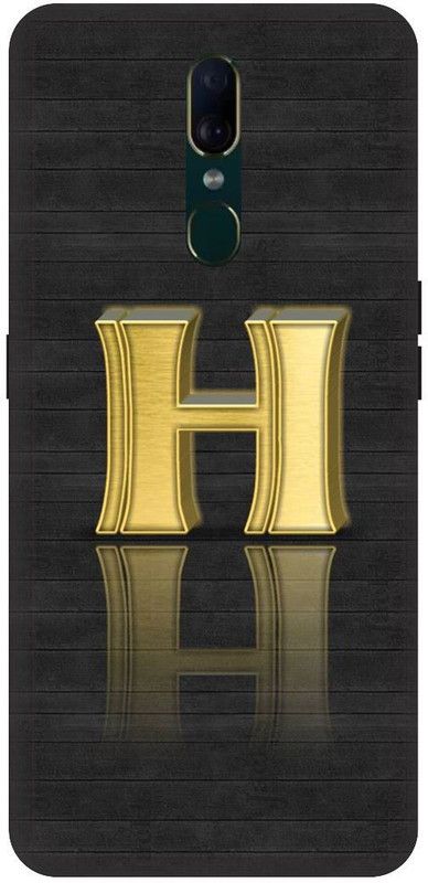 SSMORYA Back Cover for OPPO F11 (H Alphabet) Printed Back Cover  (Multicolor, Waterproof, Pack of: 1)
