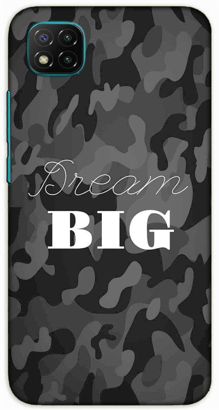 iprinto Back Cover for Poco C3 Dream Big Back Cover  (Multicolor, Hard Case, Pack of: 1)