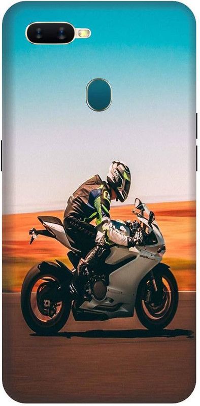 SSMORYA Back Cover for OPPO A7 (Royal Biker) Printed Back Cover  (Multicolor, Waterproof, Pack of: 1)