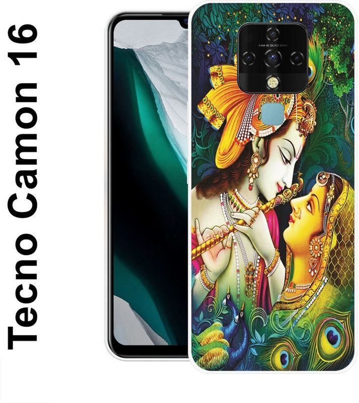 REALKING Back Cover for Tecno Camon 16  (Multicolor, Grip Case, Silicon)