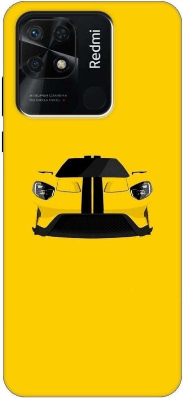 Buytrend Back Cover for Redmi 10  (Yellow, Flexible, Silicon)