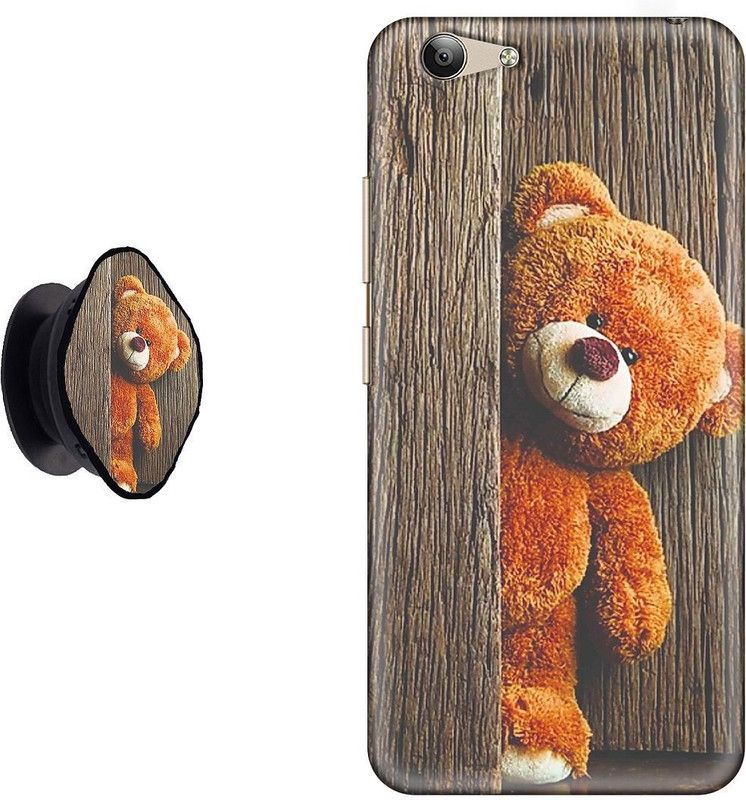My Swag Back Cover for Vivo Y81i (Multicolor, Cases with Holder)  (Brown, Cases with Holder, Pack of: 1)