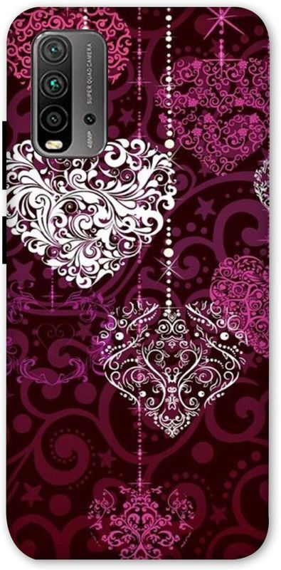 JAIBHAGWAN Back Cover for Mi Redmi 9 Power  (Red, Hard Case, Pack of: 1)