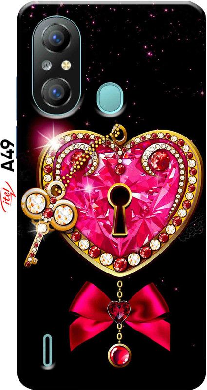 TrenoSio Back Cover for Itel A49 2770  (Multicolor, Flexible, Silicon, Pack of: 1)