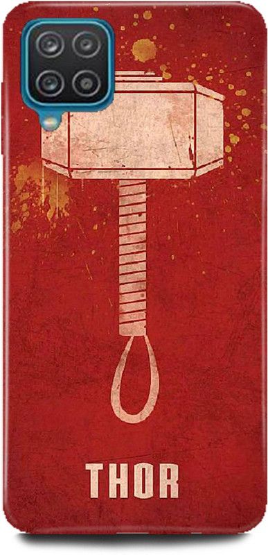 Dimora Back Cover for SAMSUNG Galaxy F12, Thor Hammer Avenger Marvel Superhero Comic avengers end game  (Multicolor, Hard Case, Pack of: 1)