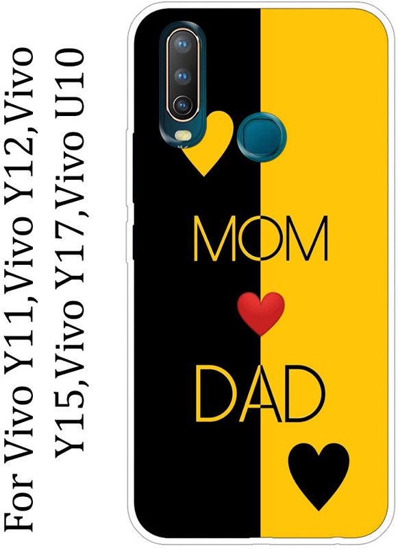 Anami Back Cover for vivo Y11, vivo Y12, vivo Y17, vivo U89  (Multicolor, Grip Case, Silicon)