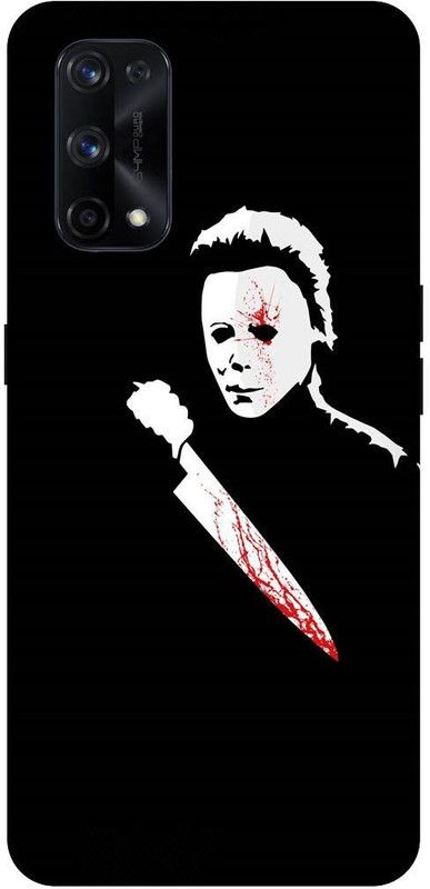 Bluvver Back Cover for Realme X7 Pro, RMX2121, Printed Art Black Killer Back Cover  (Multicolor, Hard Case, Pack of: 1)
