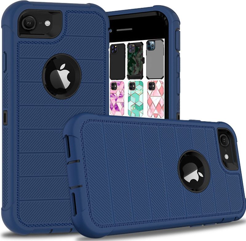 DuraSafe Cases Back Cover for Apple iPhone 6  (Blue, Rugged Armor, Silicon, Pack of: 1)
