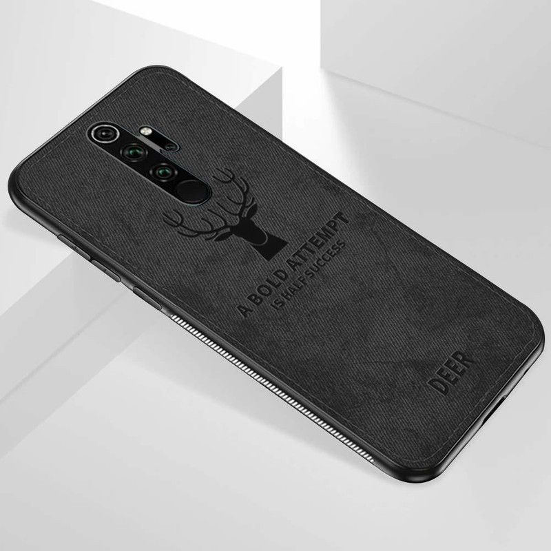 Just Be You Book Cover for Oppo A5 2020 | Hybrid Fabric Case | Flexible & Shockproof |Deer Series  (Black, Grip Case, Pack of: 1)