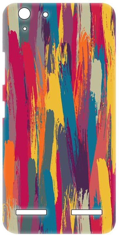 Smutty Back Cover for Lenovo Vibe K5 - Brush Strokes Print  (Multicolor, Hard Case, Pack of: 1)