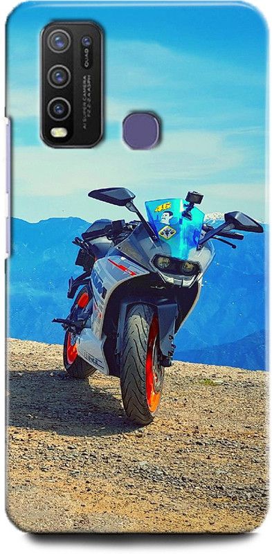 INDICRAFT Back Cover for Vivo Y30, Vivo 1938 KTM, KTM BIKE, SUPERBIKE, BIKE LOVER, CLASSIC  (Multicolor, Hard Case, Pack of: 1)