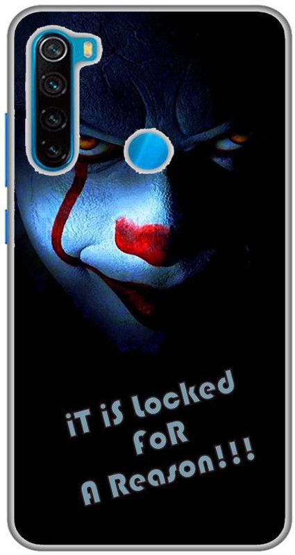 CROKIAN Back Cover for Redmi Note 8 Joker smile Back Cover  (Multicolor, Hard Case, Pack of: 1)