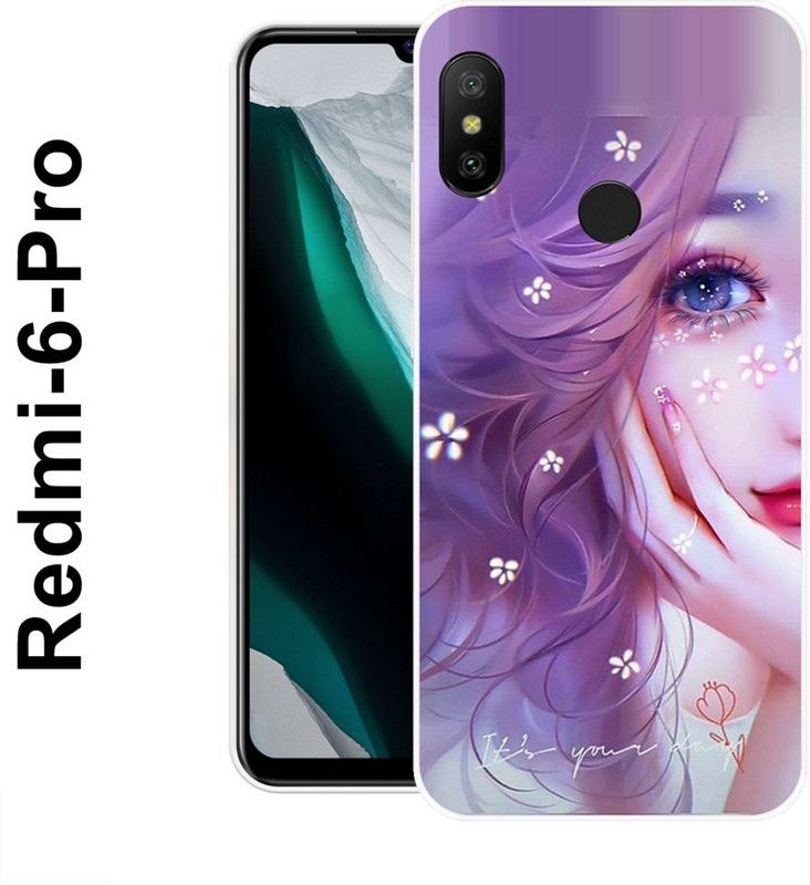 REDFLY Back Cover for Redmi 6 Pro  (Multicolor, Grip Case, Silicon)
