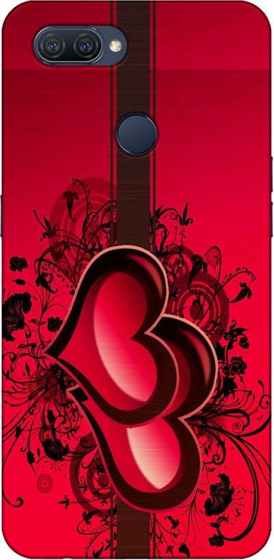 Designer Cover Back Cover for Oppo A11k  (Red, Grip Case, Silicon, Pack of: 1)