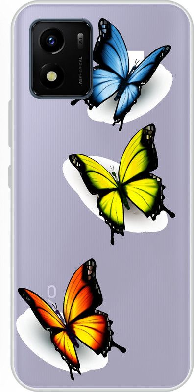LoveCase Back Cover for Vivo Y01  (Multicolor, Dual Protection, Silicon, Pack of: 1)