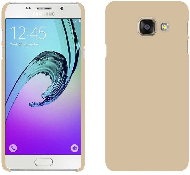 CASE CREATION Back Cover for Samsung Galaxy On Max (2017) Rubberised Matte Finish Frosted Hard Case Back Cover Guard Protection  (Gold, Pack of: 1)
