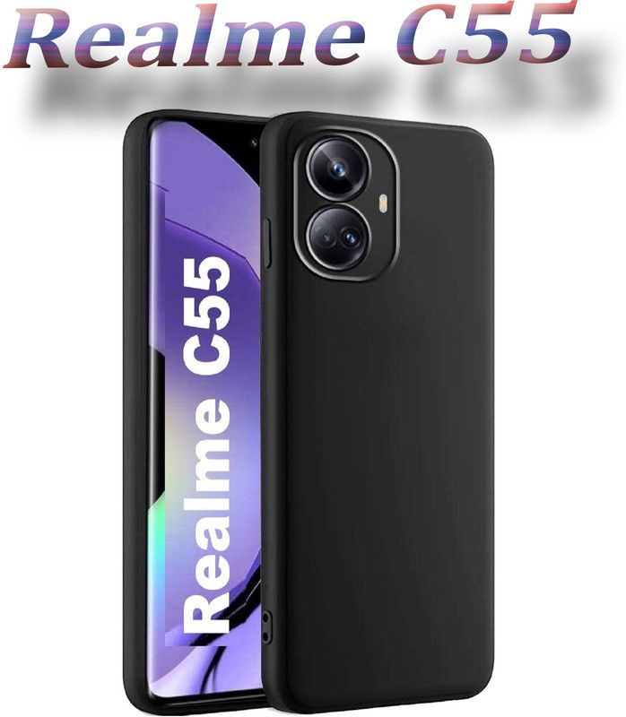 SNMART Back Cover for Realme C55, realme C55, CND  (Black, Shock Proof, Pack of: 1)