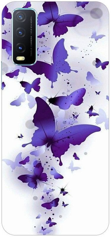 HC HARRY CREATION Back Cover for VIVO Y20G,VIVO Y20T,VIVO Y12S,VIVO Y12G  (Multicolor, Dual Protection, Pack of: 1)