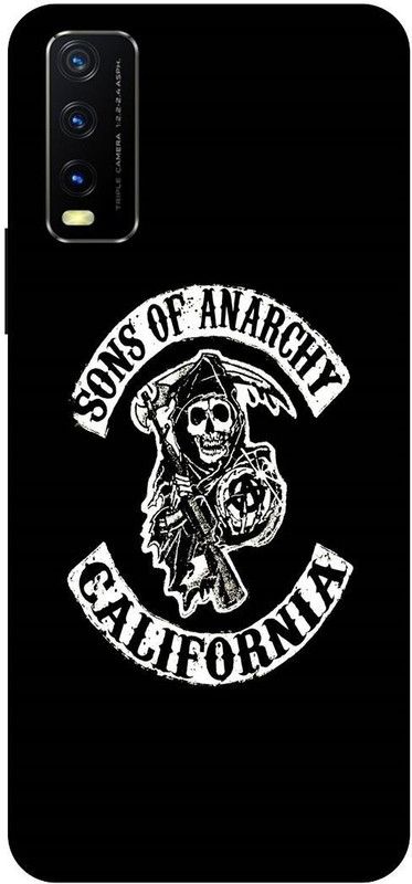 Bluvver Back Cover for Vivo Y12s, V2033, Printed Sons Of Anarchy Back Cover  (Multicolor, Hard Case, Pack of: 1)