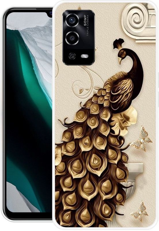 Krtagy Back Cover for Oppo A16 4G, Oppo A55 4G, Oppo A53s 5G  (Multicolor, Dual Protection, Silicon, Pack of: 1)