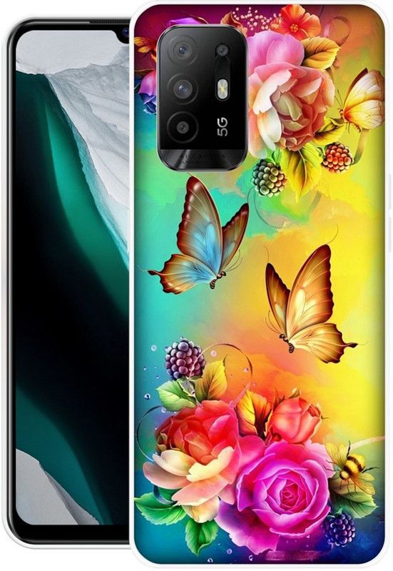 DESILOVE Back Cover for Oppo F19 Pro Plus  (Multicolor, Grip Case, Silicon)