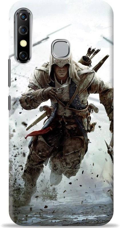 Loffar Back Cover for Infinix Hot 8  (Grey, Shock Proof, Pack of: 1)