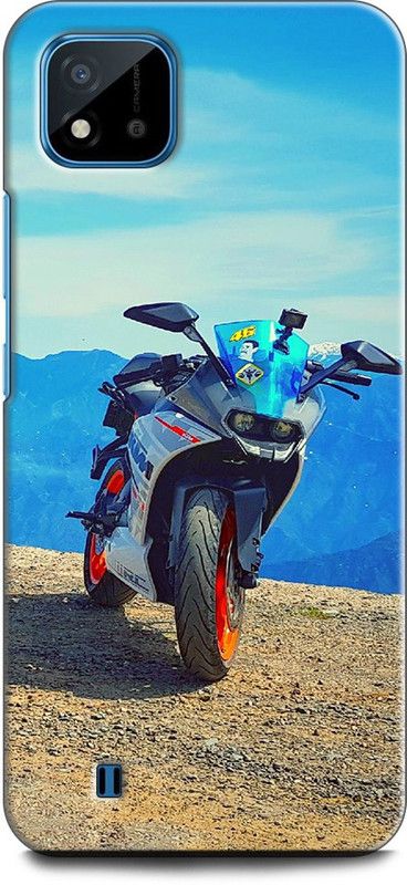 WallCraft Back Cover for Realme C20, RMX3063, RMX3061 KTM, KTM BIKE, SUPERBIKE, BIKE LOVER, CLASSIC  (Multicolor, Dual Protection, Pack of: 1)
