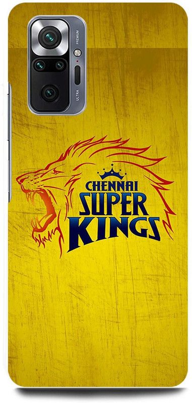 FRONK Back Cover for REDMI Note 10 Pro Max, CHENNAI, SUPER, KINGS, IPL, TEAM, LOGO  (Yellow, Hard Case, Pack of: 1)