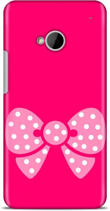 Sankee Back Cover for HTC One M7  (Red, Hard Case)