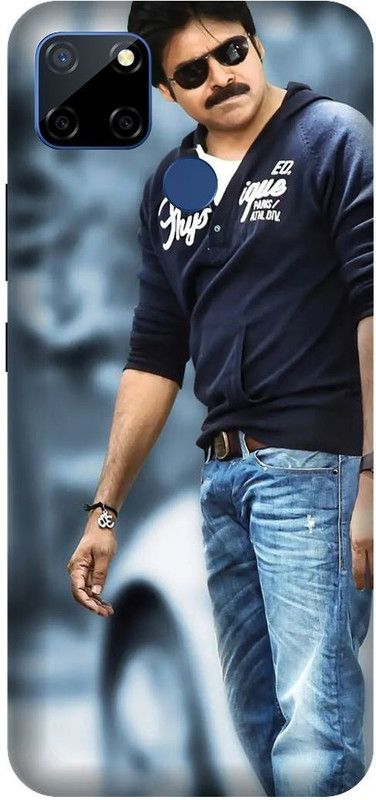 Yoprint Back Cover for Realme C25s Pawan Kalyan Telugu Superstar Printed back Cover  (Multicolor, Hard Case, Pack of: 1)