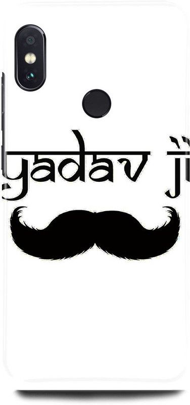 JUGGA Back Cover for Redmi Note 5 Pro YADAV, JI, MOOCH  (White, Hard Case, Pack of: 1)