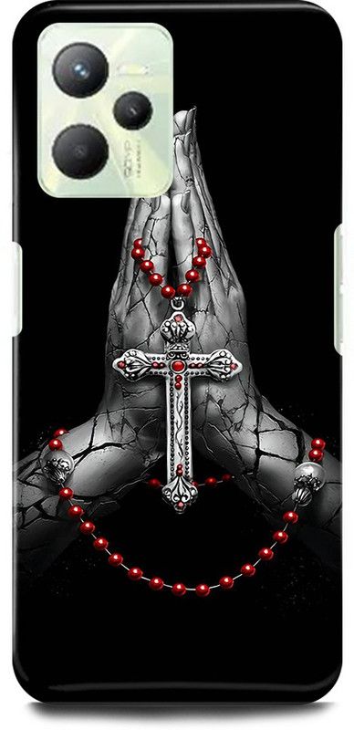 play fast Back Cover for Realme C35, RMX3511 JESUS, CROSS, GOD, CHRIST  (Black, Hard Case, Pack of: 1)