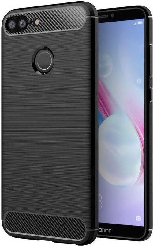 Trendzcase Back Cover for Honor 9 Lite  (Black, Pack of: 1)