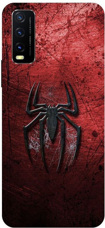 Bluvver Back Cover for Vivo Y12s, V2033, Printed Spiderman Avenger Comic Back Cover  (Multicolor, Hard Case, Pack of: 1)