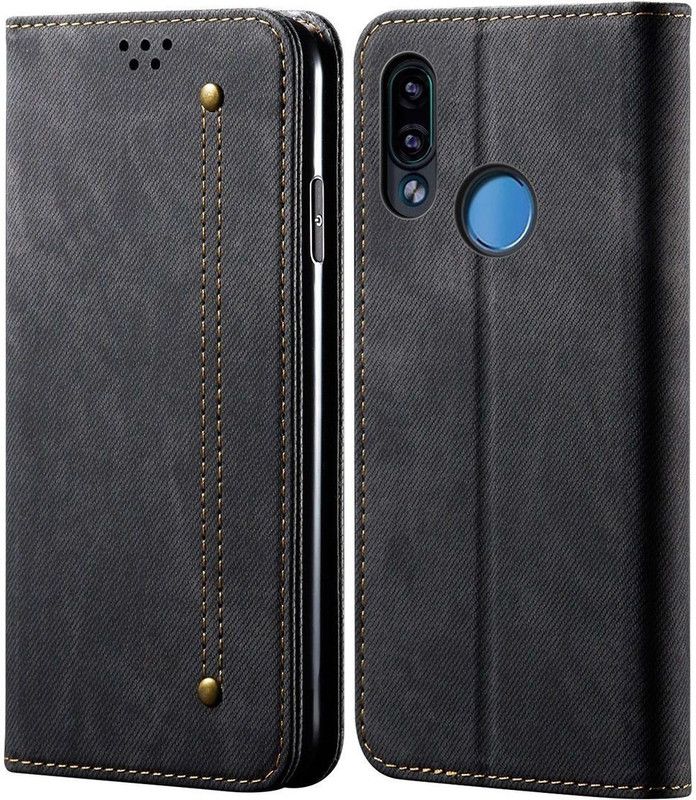 Bepak Wallet Case Cover for Redmi Note 7 Pro / Redmi Note 7 / Redmi Note 7s  (Black, Magnetic Case, Pack of: 1)
