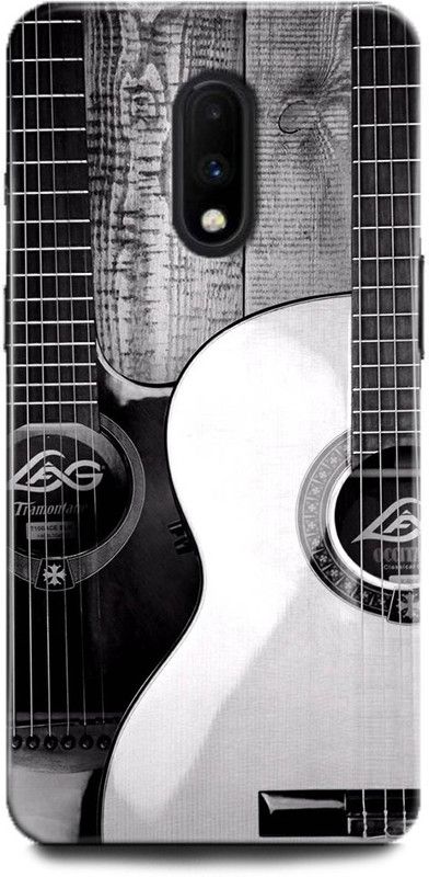INDICRAFT Back Cover for OnePlus 7 GUITAR, MUSIC, MUSIC INSTRUMENT, WOODEN GUITAR  (Multicolor, Hard Case, Pack of: 1)