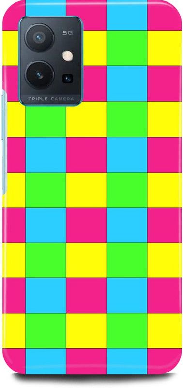 play fast Back Cover for Vivo y75 5G, V2142 RAINBOW, PUZZLE, ART  (Multicolor, Hard Case, Pack of: 1)