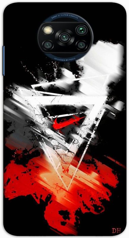CROKIAN Back Cover for POCO X3 Nike logo Back Cover  (Multicolor, Hard Case, Pack of: 1)