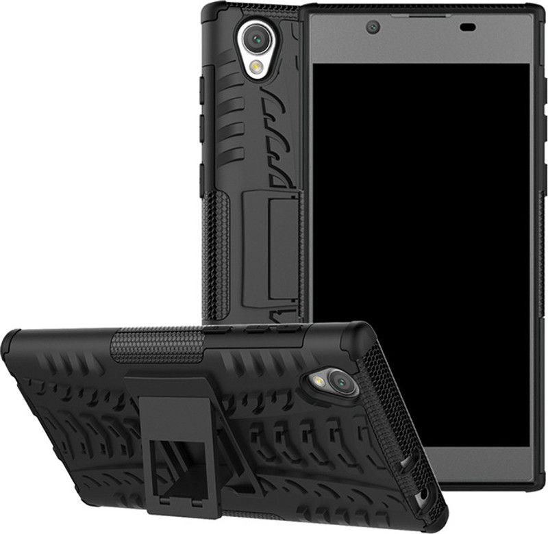 ZIVITE Back Cover for Sony Xperia L1  (Black, Rugged Armor, Pack of: 1)