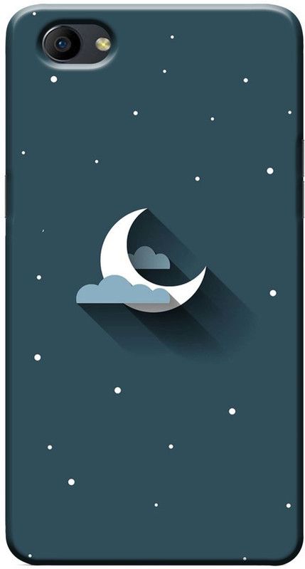 MORITZ Back Cover for OPPO Realme 1  (Blue, Anti-radiation, Silicon, Pack of: 1)