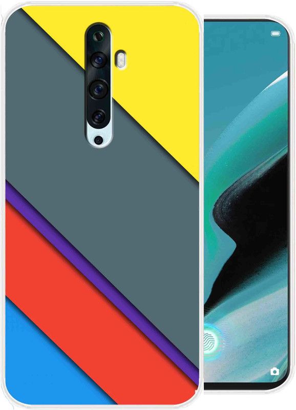 SuperQueen Back Cover for OPPO Reno 2z  (Multicolor, Flexible, Silicon, Pack of: 1)