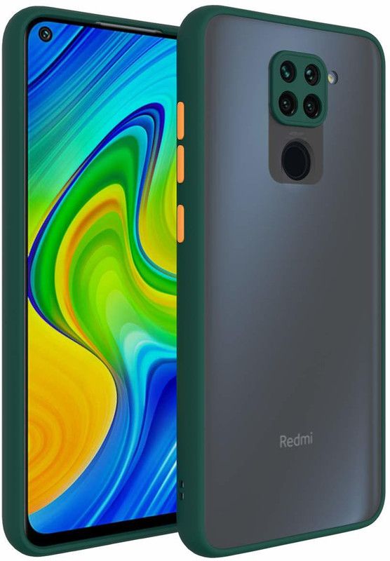 Mobyro Back Cover for Redmi Y3 Transparent Hybrid Smoke Case Cover  (Green, Pack of: 1)