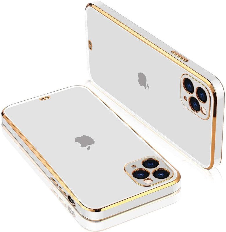 Beingstylish Back Cover for Apple iPhone 11 Pro Max _Chorm_White  (White, Dual Protection, Pack of: 1)