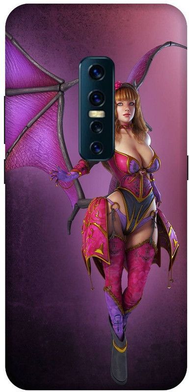 SSMORYA Back Cover for Vivo V17 Pro/Vivo 1909 Love Girl Printed Back Cover  (Multicolor, Waterproof, Pack of: 1)