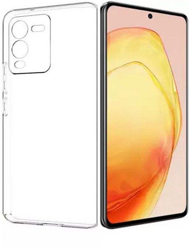 S-Hardline Back Cover for Vivo V25 Pro 5G, Coverage Screen Protector, HD Clear  (Transparent, Pack of: 1)