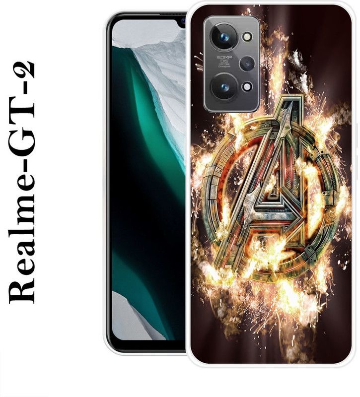 SIMAWAT Back Cover for Realme GT 2  (Multicolor, Grip Case, Silicon)