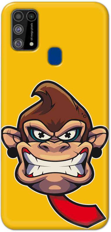 Alve Back Cover for Samsung Galaxy M31 - Angry Monkey  (Yellow, Pack of: 1)