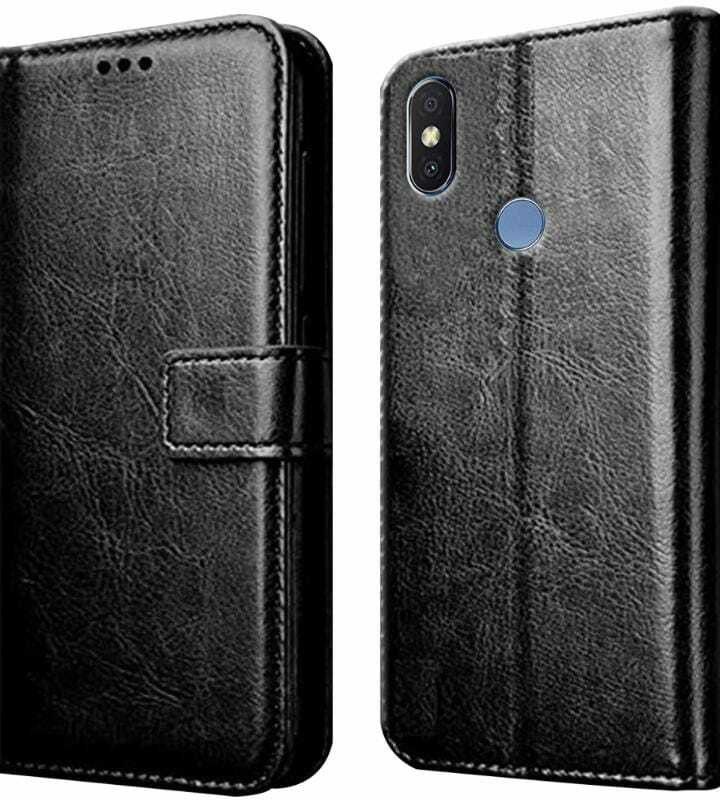 flashy Flip Cover for Mi Redmi Y2  (Black, Dual Protection, Pack of: 1)
