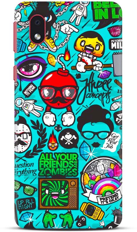 Sankee Back Cover for Samsung Galaxy M01 Core / SM-M013F/DS  (Multicolor, Hard Case)